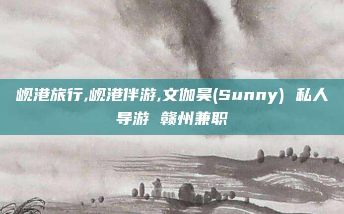 溧阳岘港旅行,岘港伴游,文伽昊(Sunny) 私人导游 赣州兼职
